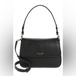 Hudson pebble leather medium convertible shoulder bag♠️